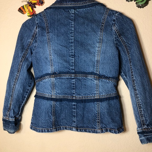 That’s So Raven Embroidered Denim Jacket, Girl’s Large 10-12, pre-owned, - Picture 4 of 13